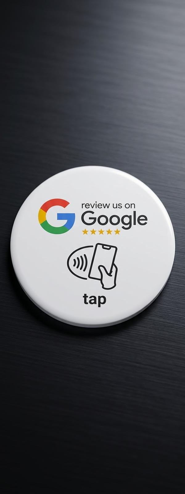 Circular Google Review Plaque