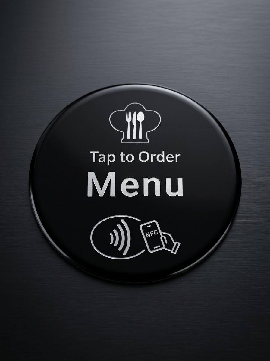 Circular Menu Plaque